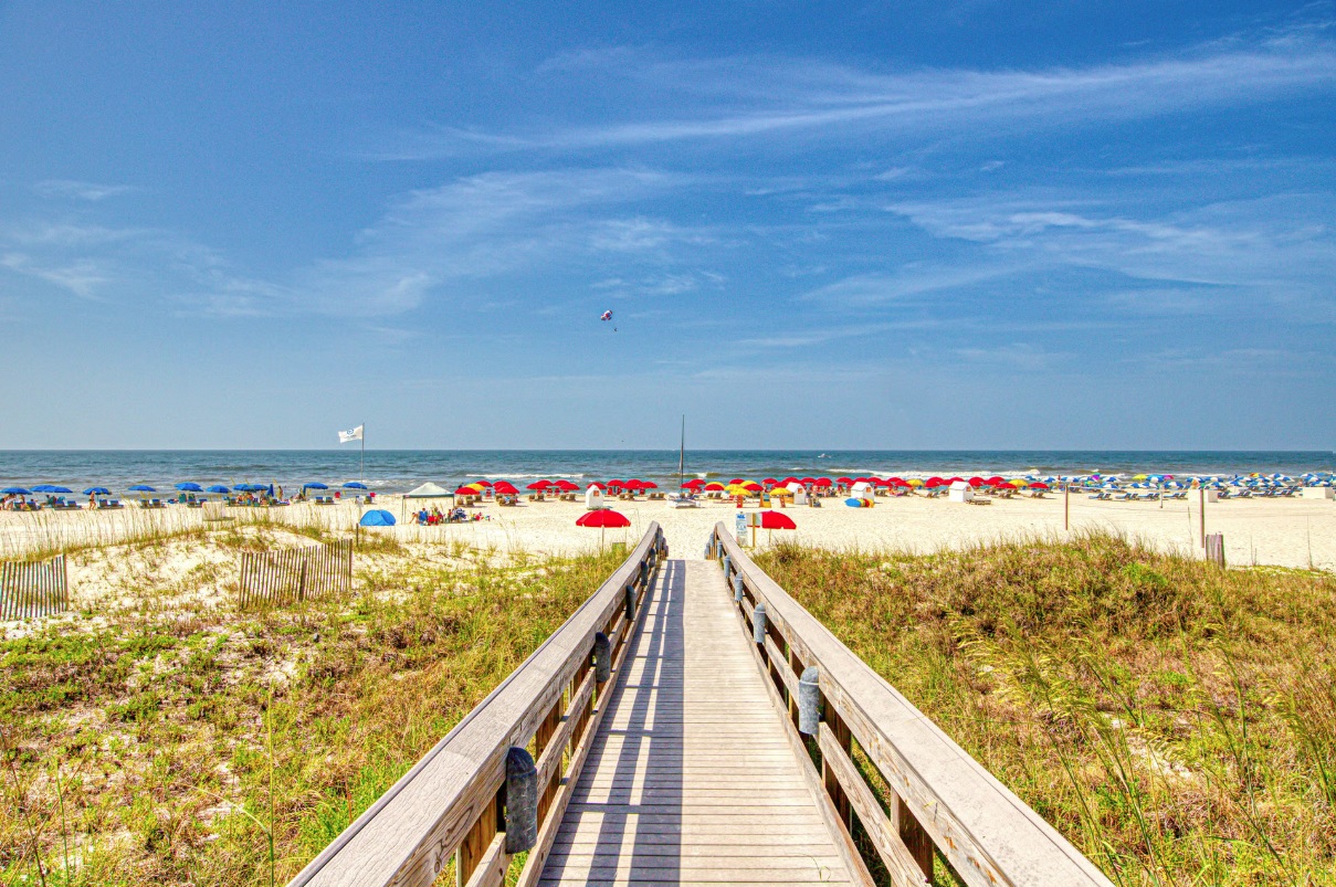 Beach walkway